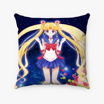 Pastele Sailor Moon Custom Pillow Case Personalized Spun Polyester Square Pillow Cover Decorative Cushion Bed Sofa Throw Pillow Home Decor