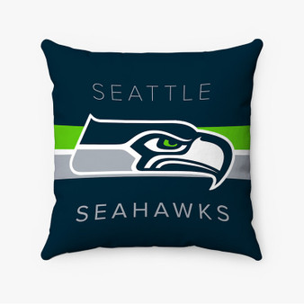 Pastele seattle seahawks Custom Pillow Case Personalized Spun Polyester Square Pillow Cover Decorative Cushion Bed Sofa Throw Pillow Home Decor