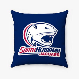 Pastele South Alabama Jaguars Custom Pillow Case Personalized Spun Polyester Square Pillow Cover Decorative Cushion Bed Sofa Throw Pillow Home Decor