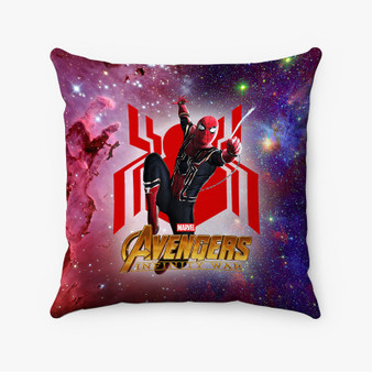 Pastele Spiderman The Avengers Infinity War Custom Pillow Case Personalized Spun Polyester Square Pillow Cover Decorative Cushion Bed Sofa Throw Pillow Home Decor