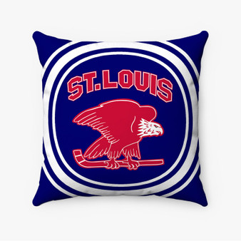 Pastele St Louis Eagles NHL Art Custom Pillow Case Personalized Spun Polyester Square Pillow Cover Decorative Cushion Bed Sofa Throw Pillow Home Decor