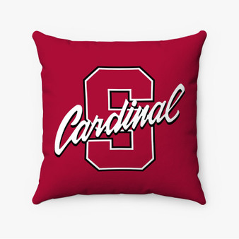 Pastele Stanford Cardinal Custom Pillow Case Personalized Spun Polyester Square Pillow Cover Decorative Cushion Bed Sofa Throw Pillow Home Decor