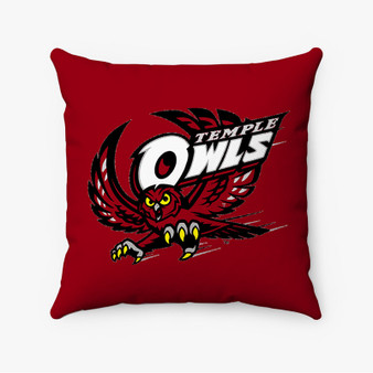 Pastele Temple Owls Custom Pillow Case Personalized Spun Polyester Square Pillow Cover Decorative Cushion Bed Sofa Throw Pillow Home Decor