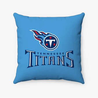 Pastele Tennessee Titans NFL Art Custom Pillow Case Personalized Spun Polyester Square Pillow Cover Decorative Cushion Bed Sofa Throw Pillow Home Decor
