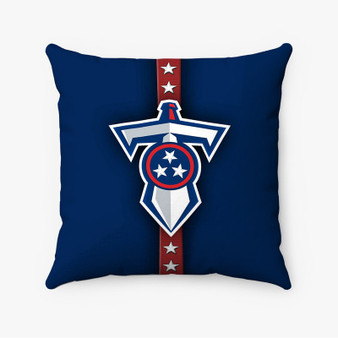 Pastele Tennessee Titans NFL Custom Pillow Case Personalized Spun Polyester Square Pillow Cover Decorative Cushion Bed Sofa Throw Pillow Home Decor