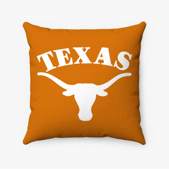 Pastele Texas Longhorns Custom Pillow Case Personalized Spun Polyester Square Pillow Cover Decorative Cushion Bed Sofa Throw Pillow Home Decor