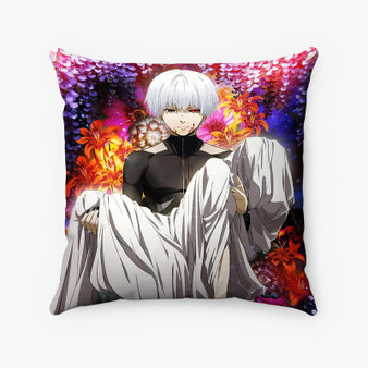 Pastele Tokyo Ghoul Custom Pillow Case Personalized Spun Polyester Square Pillow Cover Decorative Cushion Bed Sofa Throw Pillow Home Decor