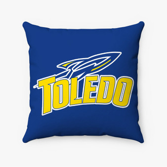 Pastele Toledo Rockets Custom Pillow Case Personalized Spun Polyester Square Pillow Cover Decorative Cushion Bed Sofa Throw Pillow Home Decor