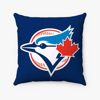 Pastele Toronto Blue Jays MLB Custom Pillow Case Personalized Spun Polyester Square Pillow Cover Decorative Cushion Bed Sofa Throw Pillow Home Decor