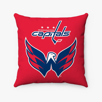 Pastele Washington Capitals NHL Art Custom Pillow Case Personalized Spun Polyester Square Pillow Cover Decorative Cushion Bed Sofa Throw Pillow Home Decor