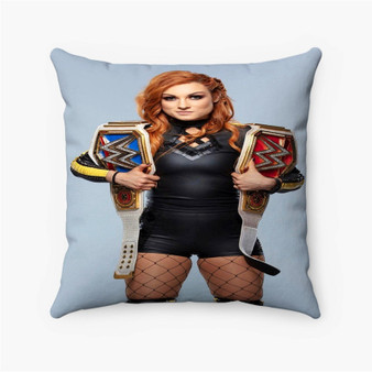 Pastele Becky Lynch Custom Pillow Case Personalized Spun Polyester Square Pillow Cover Decorative Cushion Bed Sofa Throw Pillow Home Decor