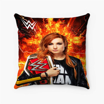Pastele Becky Lynch WWE Custom Pillow Case Personalized Spun Polyester Square Pillow Cover Decorative Cushion Bed Sofa Throw Pillow Home Decor