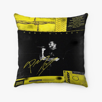 Pastele Beerbongs and Bentleys Post Malone Custom Pillow Case Personalized Spun Polyester Square Pillow Cover Decorative Cushion Bed Sofa Throw Pillow Home Decor