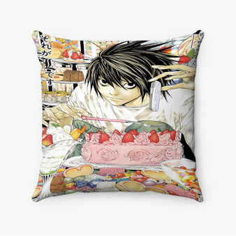 Pastele Death Note Good Custom Pillow Case Personalized Spun Polyester Square Pillow Cover Decorative Cushion Bed Sofa Throw Pillow Home Decor