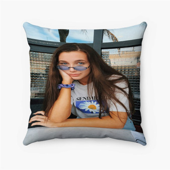 Pastele Emma Chamberlain Custom Pillow Case Personalized Spun Polyester Square Pillow Cover Decorative Cushion Bed Sofa Throw Pillow Home Decor