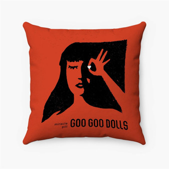 Pastele Goo Goo Dolls Miracle Pill Custom Pillow Case Personalized Spun Polyester Square Pillow Cover Decorative Cushion Bed Sofa Throw Pillow Home Decor