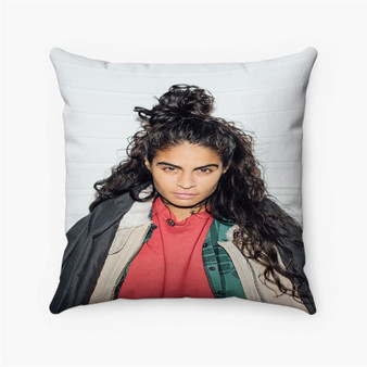 Pastele Jessie Reyez Art Custom Pillow Case Personalized Spun Polyester Square Pillow Cover Decorative Cushion Bed Sofa Throw Pillow Home Decor