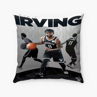 Pastele Kyrie Irving Brooklyn Nets NBA Custom Pillow Case Personalized Spun Polyester Square Pillow Cover Decorative Cushion Bed Sofa Throw Pillow Home Decor