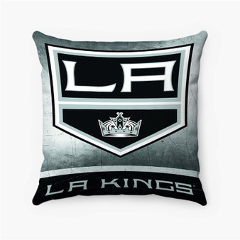 Pastele LA Kings NHL Good Custom Pillow Case Personalized Spun Polyester Square Pillow Cover Decorative Cushion Bed Sofa Throw Pillow Home Decor