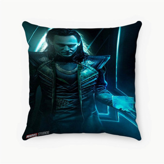 Pastele Loki The Avengers Infinity War Custom Pillow Case Personalized Spun Polyester Square Pillow Cover Decorative Cushion Bed Sofa Throw Pillow Home Decor