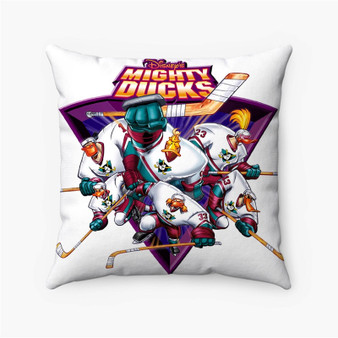 Pastele Mighty Ducks Cartoon Custom Pillow Case Personalized Spun Polyester Square Pillow Cover Decorative Cushion Bed Sofa Throw Pillow Home Decor