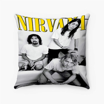 Pastele Nirvana Custom Pillow Case Personalized Spun Polyester Square Pillow Cover Decorative Cushion Bed Sofa Throw Pillow Home Decor