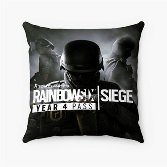 Pastele Rainbow Six Siege Custom Pillow Case Personalized Spun Polyester Square Pillow Cover Decorative Cushion Bed Sofa Throw Pillow Home Decor
