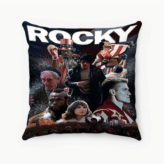 Pastele Rocky Saga Custom Pillow Case Personalized Spun Polyester Square Pillow Cover Decorative Cushion Bed Sofa Throw Pillow Home Decor