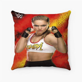 Pastele Ronda Rousey WWE Custom Pillow Case Personalized Spun Polyester Square Pillow Cover Decorative Cushion Bed Sofa Throw Pillow Home Decor