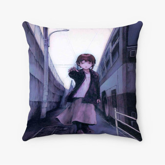 Pastele Serial Experiments Lain Custom Pillow Case Personalized Spun Polyester Square Pillow Cover Decorative Cushion Bed Sofa Throw Pillow Home Decor