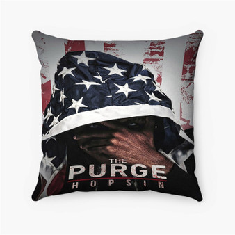 Pastele The Purge Hopsin Custom Pillow Case Personalized Spun Polyester Square Pillow Cover Decorative Cushion Bed Sofa Throw Pillow Home Decor