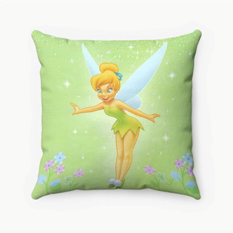Pastele tinkerbell Custom Pillow Case Personalized Spun Polyester Square Pillow Cover Decorative Cushion Bed Sofa Throw Pillow Home Decor