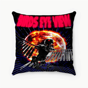 Pastele Travis Scott Birds Eye View Tour Custom Pillow Case Personalized Spun Polyester Square Pillow Cover Decorative Cushion Bed Sofa Throw Pillow Home Decor