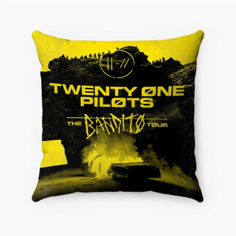 Pastele Twenty One Pilots The Bandito Tour Custom Pillow Case Personalized Spun Polyester Square Pillow Cover Decorative Cushion Bed Sofa Throw Pillow Home Decor
