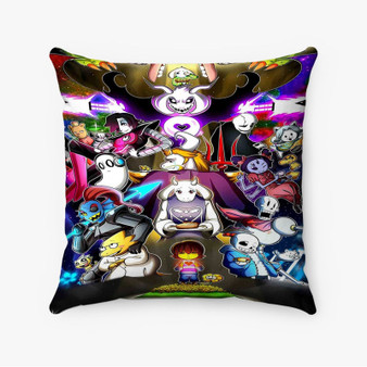 Pastele Undertale Custom Pillow Case Personalized Spun Polyester Square Pillow Cover Decorative Cushion Bed Sofa Throw Pillow Home Decor