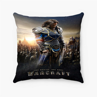 Pastele Warcraft Movie Custom Pillow Case Personalized Spun Polyester Square Pillow Cover Decorative Cushion Bed Sofa Throw Pillow Home Decor