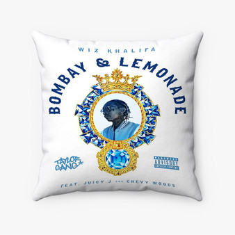 Pastele Bombay Lemonade Wiz Khalifa feat Juicy J Chevy Woods Custom Pillow Case Personalized Spun Polyester Square Pillow Cover Decorative Cushion Bed Sofa Throw Pillow Home Decor