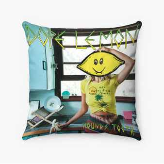 Pastele Dope Lemon Custom Pillow Case Personalized Spun Polyester Square Pillow Cover Decorative Cushion Bed Sofa Throw Pillow Home Decor