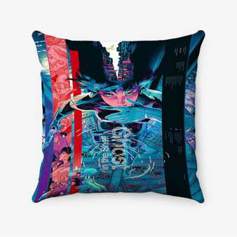 Pastele Ghost in the Shell Custom Pillow Case Personalized Spun Polyester Square Pillow Cover Decorative Cushion Bed Sofa Throw Pillow Home Decor