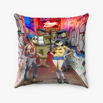 Pastele Gorillaz Good Custom Pillow Case Personalized Spun Polyester Square Pillow Cover Decorative Cushion Bed Sofa Throw Pillow Home Decor