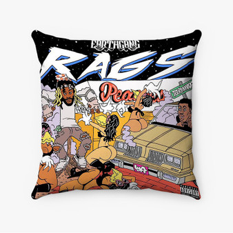 Pastele House Earth Gang Feat Mick Jenkins Custom Pillow Case Personalized Spun Polyester Square Pillow Cover Decorative Cushion Bed Sofa Throw Pillow Home Decor