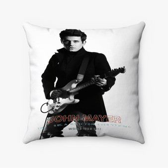 Pastele John Mayer World Tour 2017 Custom Pillow Case Personalized Spun Polyester Square Pillow Cover Decorative Cushion Bed Sofa Throw Pillow Home Decor