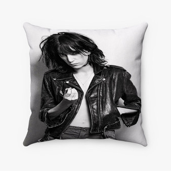 Pastele Patti Smith Custom Pillow Case Personalized Spun Polyester Square Pillow Cover Decorative Cushion Bed Sofa Throw Pillow Home Decor