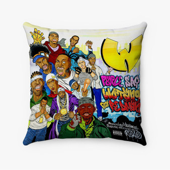 Pastele People Say Wu Tang Clan Feat Redman Custom Pillow Case Personalized Spun Polyester Square Pillow Cover Decorative Cushion Bed Sofa Throw Pillow Home Decor