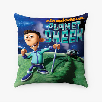 Pastele Planet Sheen Custom Pillow Case Personalized Spun Polyester Square Pillow Cover Decorative Cushion Bed Sofa Throw Pillow Home Decor