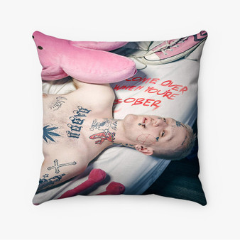 Pastele Save That Shit Lil Peep Custom Pillow Case Personalized Spun Polyester Square Pillow Cover Decorative Cushion Bed Sofa Throw Pillow Home Decor