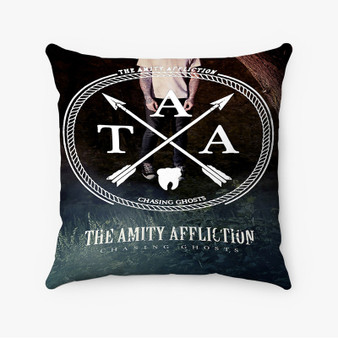 Pastele The Amity Affliction Chasing Ghost Custom Pillow Case Personalized Spun Polyester Square Pillow Cover Decorative Cushion Bed Sofa Throw Pillow Home Decor