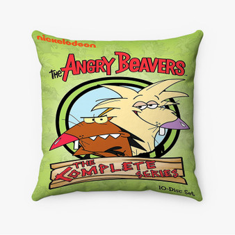 Pastele The Angry Beavers Custom Pillow Case Personalized Spun Polyester Square Pillow Cover Decorative Cushion Bed Sofa Throw Pillow Home Decor