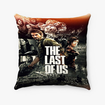 Pastele The Last of Us Custom Pillow Case Personalized Spun Polyester Square Pillow Cover Decorative Cushion Bed Sofa Throw Pillow Home Decor