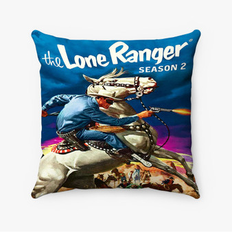 Pastele The Lone Ranger Custom Pillow Case Personalized Spun Polyester Square Pillow Cover Decorative Cushion Bed Sofa Throw Pillow Home Decor